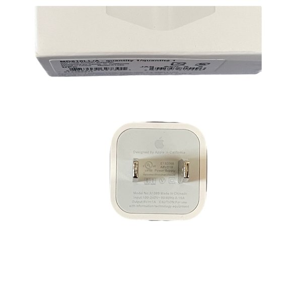 Original Apple 5W USB adapter and 1 Meter USB Lightning Cable New - Picture 4 of 4